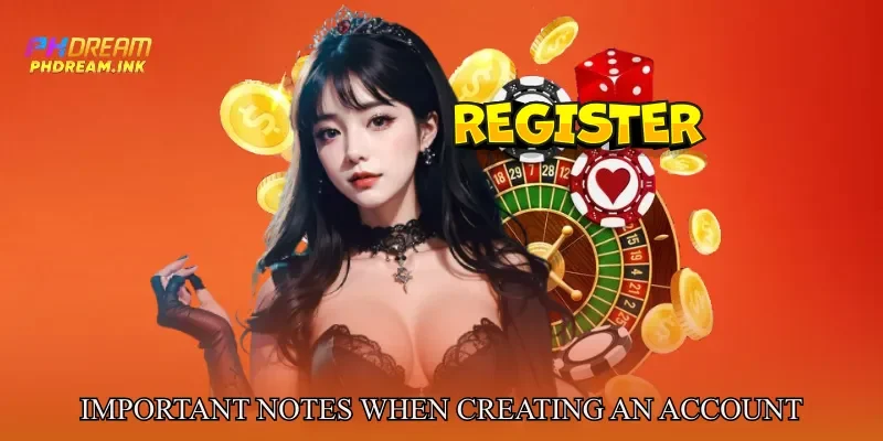 Important Notes When Creating an Account at Phdream